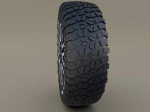 kahn wheel bf goodrich tire 3D Model