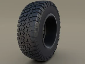 kahn wheel bf goodrich tire 3D Model