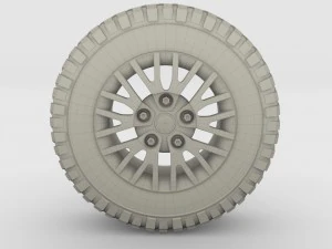 kahn wheel bf goodrich tire 3D Model