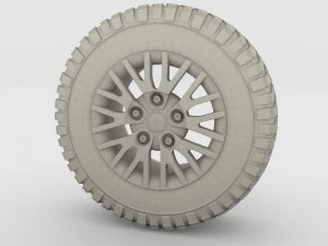 kahn wheel bf goodrich tire 3D Model