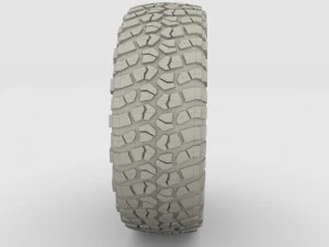 kahn wheel bf goodrich tire 3D Model