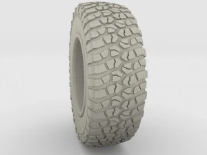 kahn wheel bf goodrich tire 3D Model