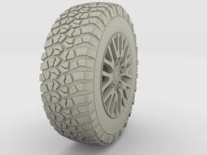 kahn wheel bf goodrich tire 3D Model