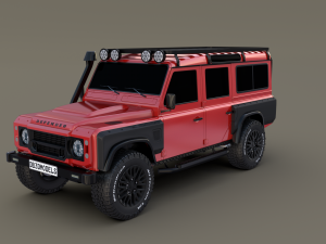 land rover defender 110 custom v2 3D Model