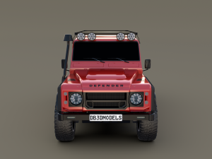 land rover defender 110 custom v2 3D Model