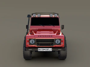 land rover defender 110 custom v2 3D Model