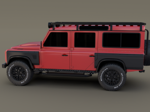 land rover defender 110 custom v2 3D Model