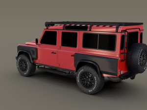 land rover defender 110 custom v2 3D Model