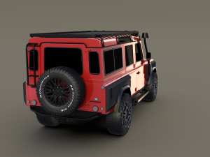 land rover defender 110 custom v2 3D Model