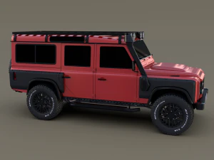 land rover defender 110 custom v2 3D Model