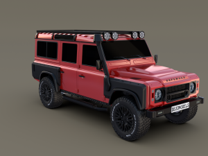 land rover defender 110 custom v2 3D Model