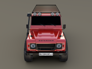 land rover defender 110 custom v2 3D Model