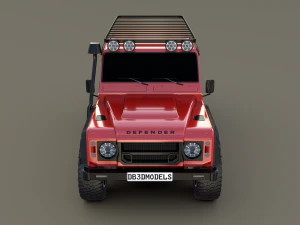 land rover defender 110 custom v2 3D Model