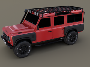 land rover defender 110 custom v2 3D Model