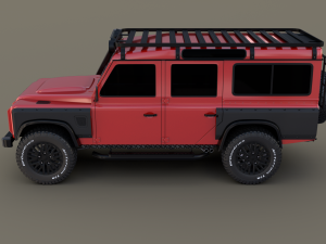 land rover defender 110 custom v2 3D Model