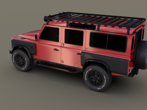 land rover defender 110 custom v2 3D Model
