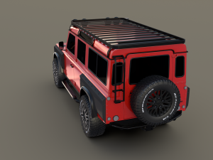 land rover defender 110 custom v2 3D Model