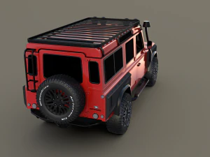 land rover defender 110 custom v2 3D Model