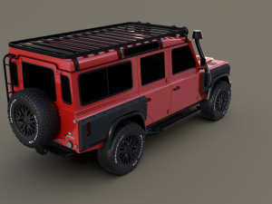 land rover defender 110 custom v2 3D Model