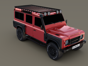 land rover defender 110 custom v2 3D Model