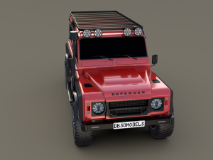 land rover defender 110 custom v2 3D Model