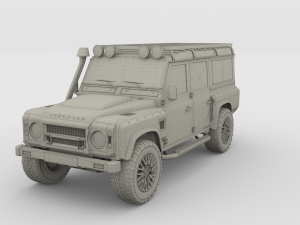 land rover defender 110 custom v2 3D Model