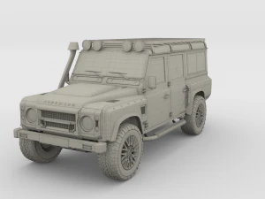 land rover defender 110 custom v2 3D Model