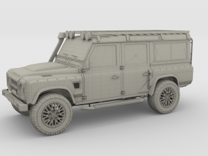land rover defender 110 custom v2 3D Model