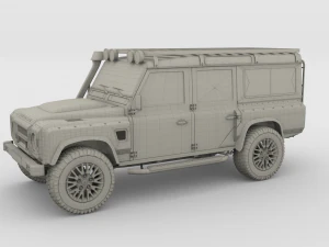 land rover defender 110 custom v2 3D Model