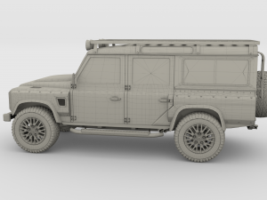 land rover defender 110 custom v2 3D Model