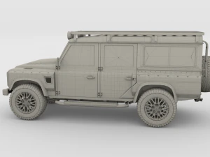 land rover defender 110 custom v2 3D Model