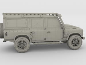land rover defender 110 custom v2 3D Model