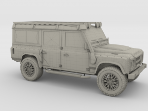 land rover defender 110 custom v2 3D Model