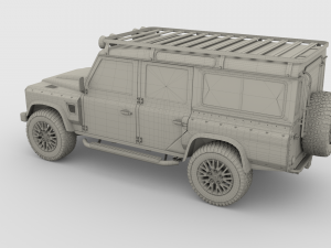 land rover defender 110 custom v2 3D Model