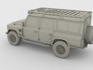 land rover defender 110 custom v2 3D Model