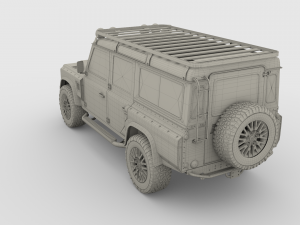 land rover defender 110 custom v2 3D Model
