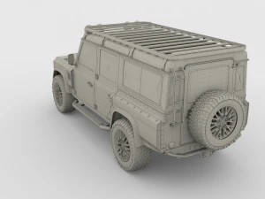 land rover defender 110 custom v2 3D Model