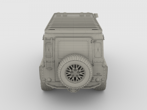 land rover defender 110 custom v2 3D Model