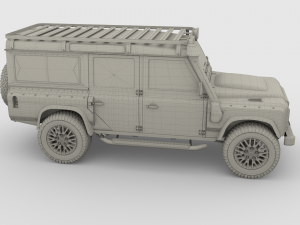 land rover defender 110 custom v2 3D Model