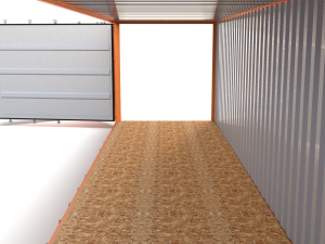 40ft shipping container side open 3D Model