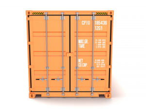 40ft shipping container side open 3D Model