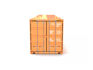 40ft shipping container side open 3D Model