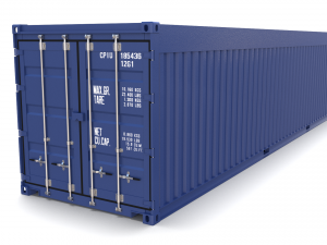 40ft shipping container open top no cover 3D मॉडल