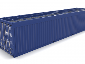 40ft shipping container open top no cover 3D मॉडल