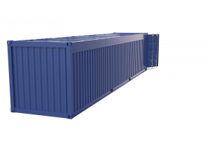 40ft shipping container open top no cover 3D मॉडल