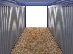 40ft shipping container open top no cover 3D मॉडल