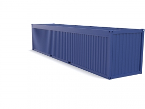 40ft shipping container open top no cover 3D मॉडल