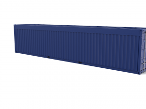 40ft shipping container open top no cover 3D मॉडल