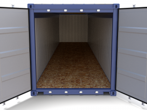 40ft shipping container open top 2 3D मॉडल