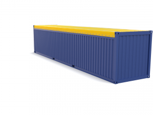 40ft shipping container open top 2 3D मॉडल